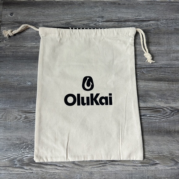 OluKai Handbags - OluKai Natural Canvas Drawstring Bag